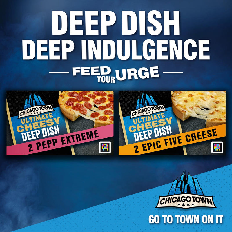 Chicago Town deep dish pepperoni pizza 326g - British product