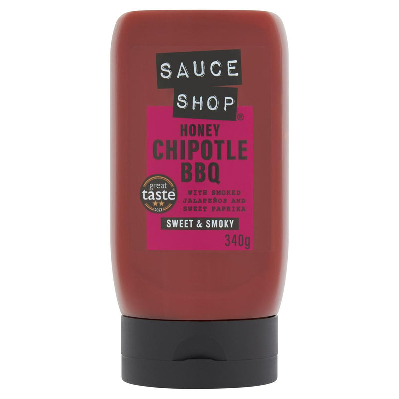 Sauce Shop Honey Chipotle BBQ Sauce 340g (British brand)