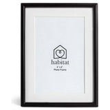 Habitat black metal picture frame 19x14cm, UK version