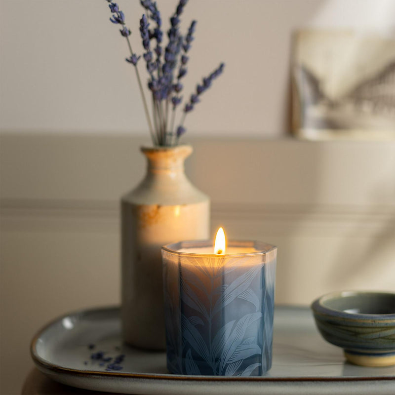 Habitat x Morris & Co. Bluebell Candle Glass Holder 7cm, UK version