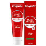 Colgate Max White Clinical teeth whitening toothpaste 75ml - British product