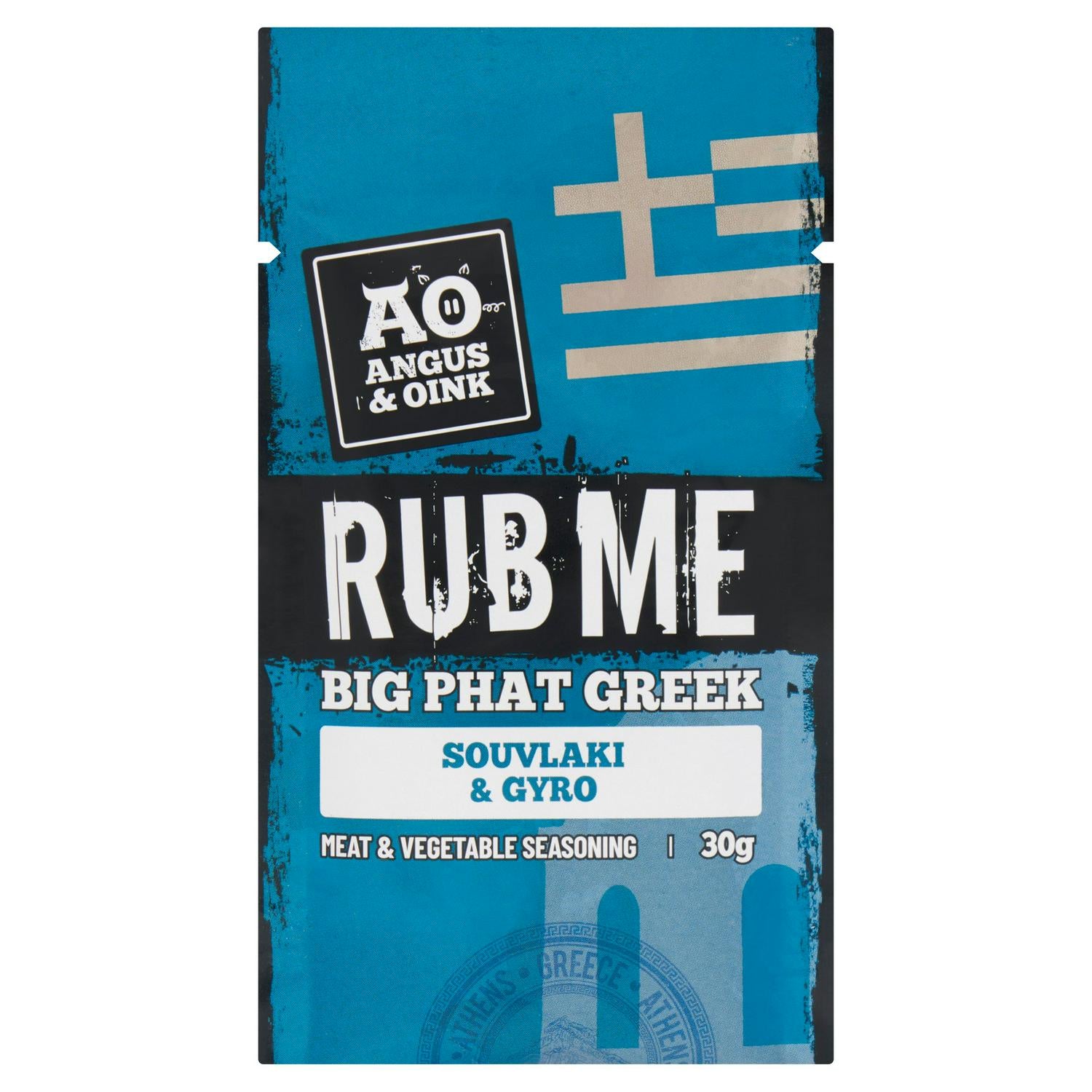 Angus & Oink Greek Souvlaki Seasoning Rub 30g - British product