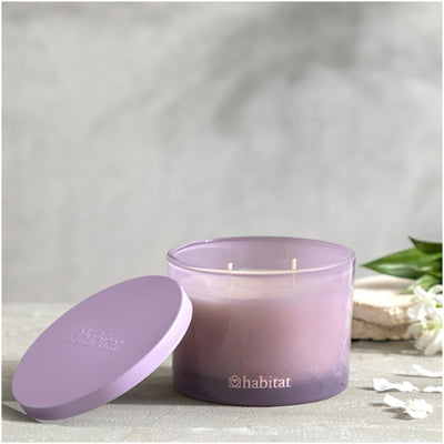 Sainsburys Habitat Multi Wick Kerze Jasmin & Ananas Lila Duftkerze 300g – jetzt online bei McGrocer kaufen