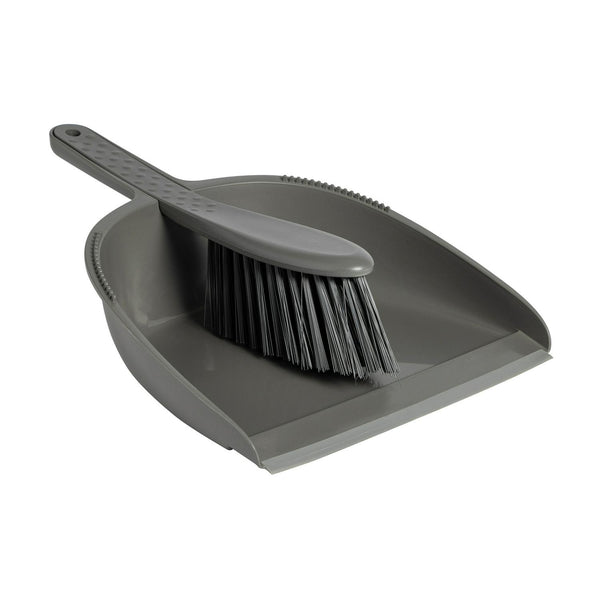 Sainsbury's Home Recycled Dustpan & Brush Set - Grey