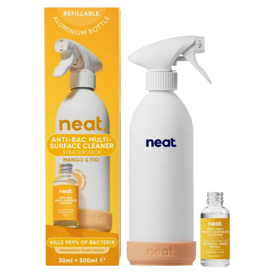 Sainsburys Neat Anti Bac Multi Surface Cleaner Mango & Fig Starter Pack 30ml- Buy online at McGrocer