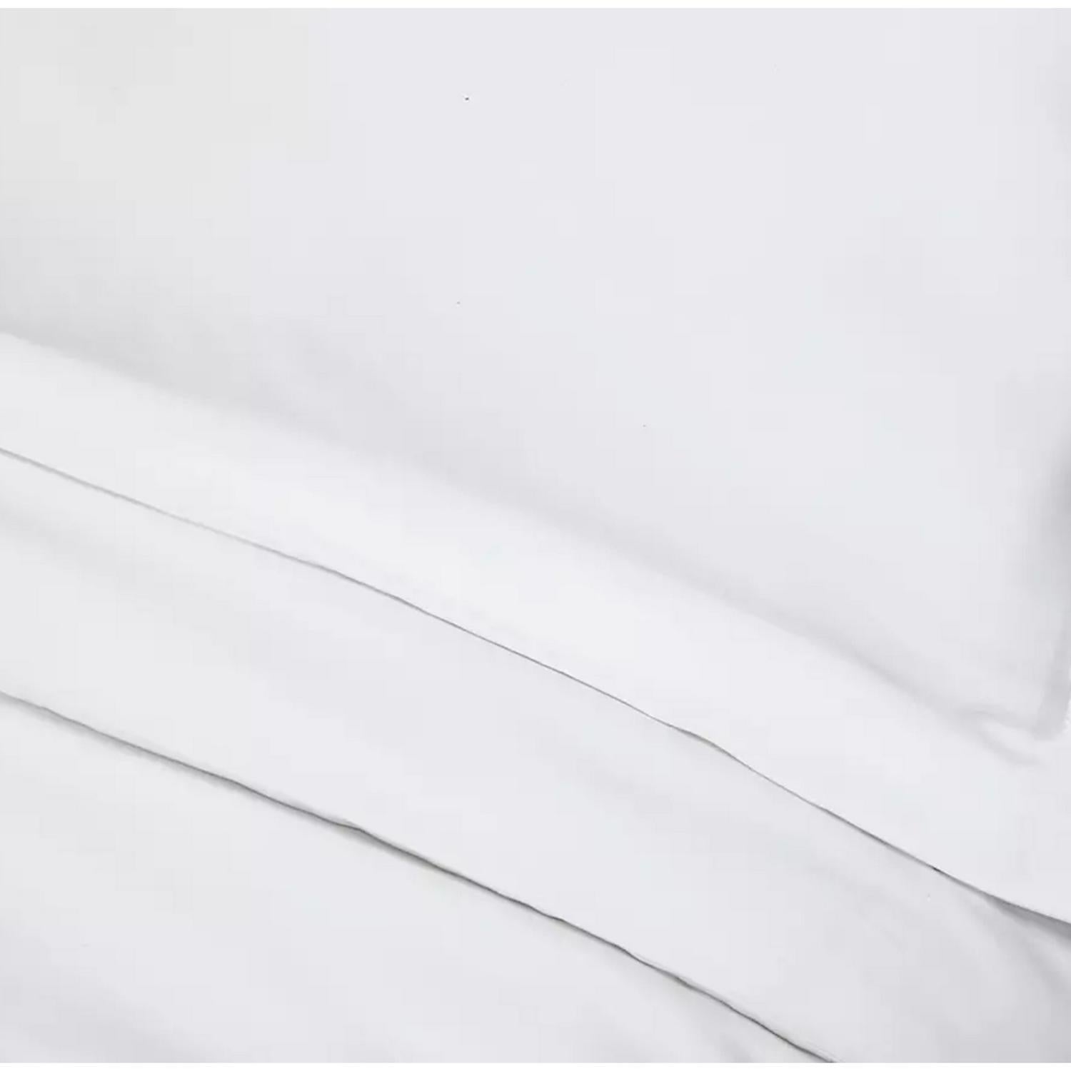 Habitat Egyptian cotton bedding set solid white, imported from the UK