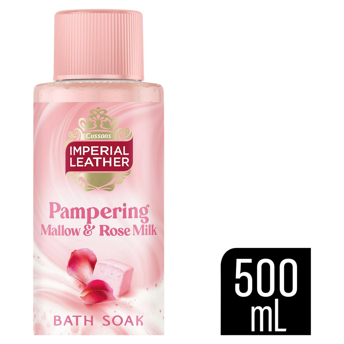 Imperial Leather Pampering Bath Soak Mallow & Rose Milk 500ml