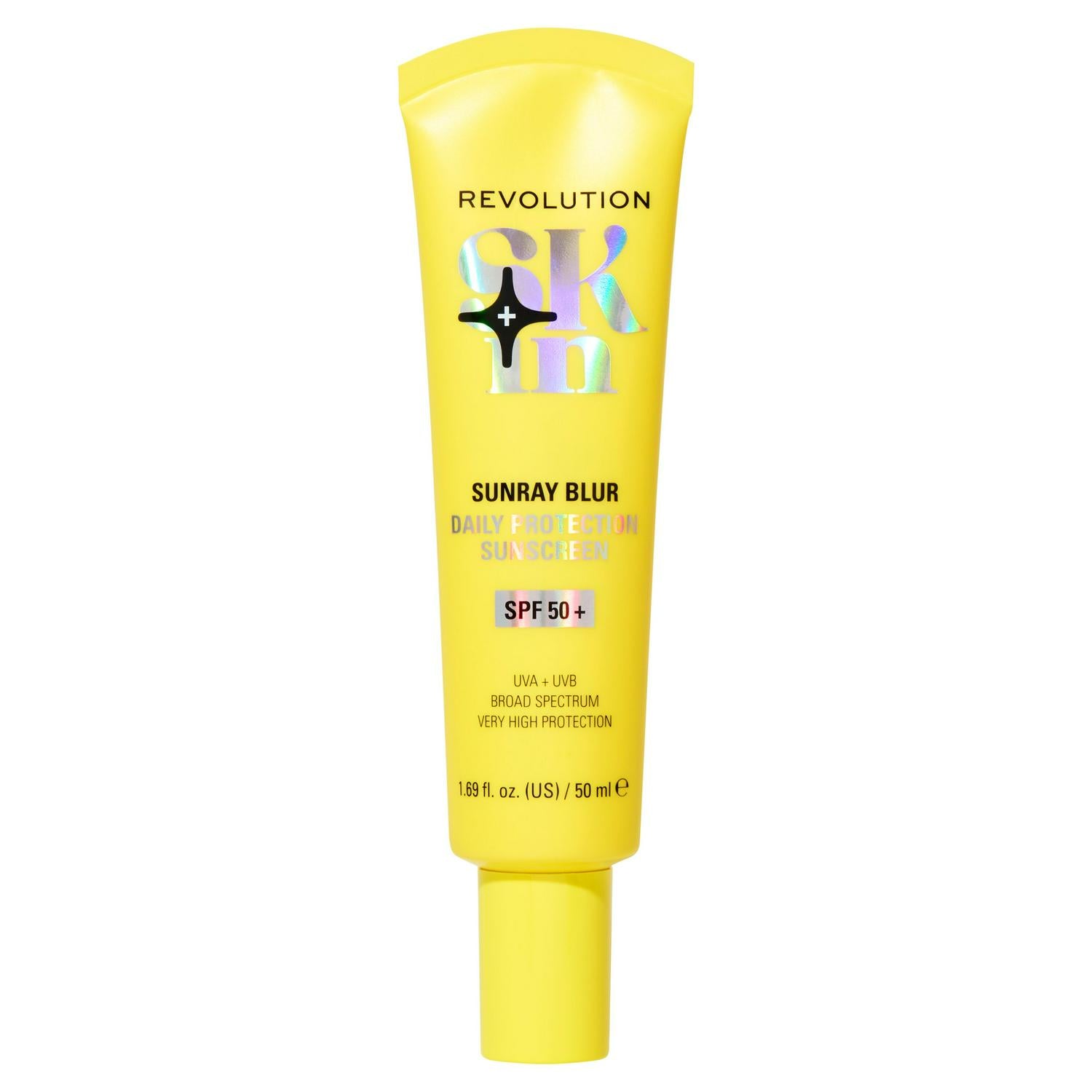 Revolution Sunray Blur Sunscreen 50ml, imported from the UK