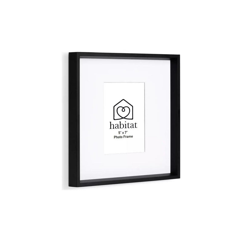 Habitat black photo frame 5x7inch, UK version