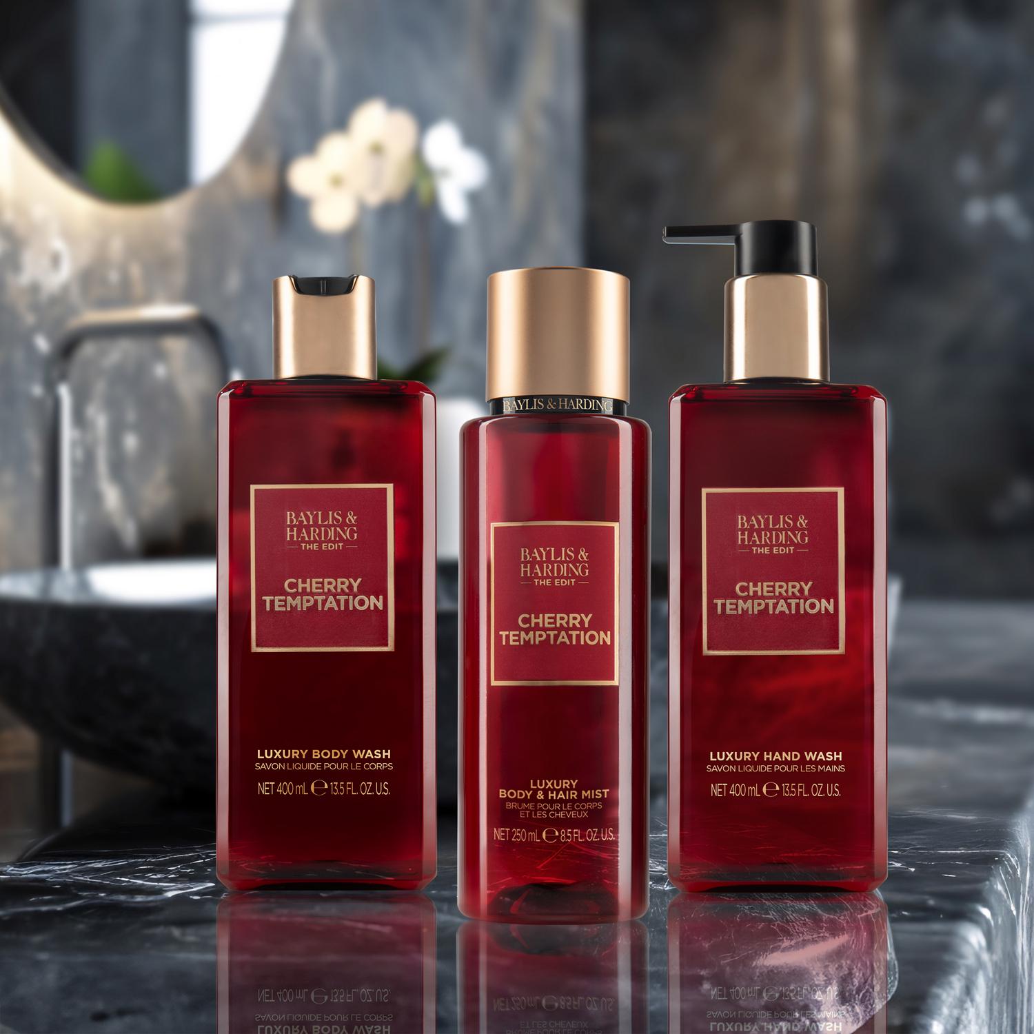 Dark Cherry and Sandalwood Body and Hair Mist 250ml