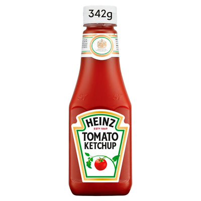 Sainsburys زجاجة كاتشب طماطم هاينز زجاجية 342 جم - اشترِ عبر الإنترنت من McGrocer