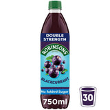 Double Strength Blackcurrant and Red Grape Soft Drink Concentrate 750ml