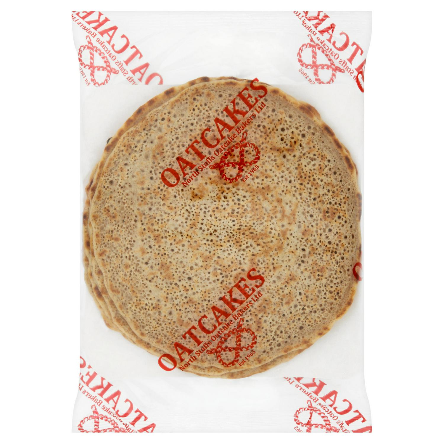 North Staffordshire Oatcakes 6 pack, imported from the UK