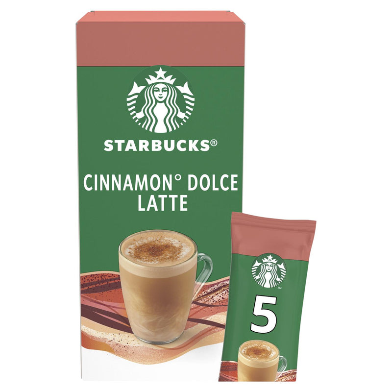 Starbucks cinnamon latte instant coffee sachets 5x23.5g, UK version