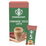 Starbucks cinnamon latte instant coffee sachets 5x23.5g, UK version