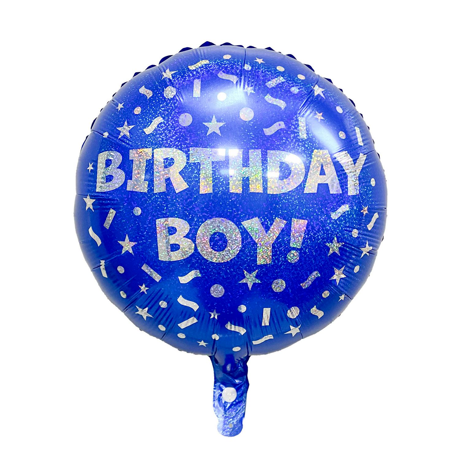 Sainsburys Home Birthday Boy Foil Balloon Blue 18 inch (British brand)