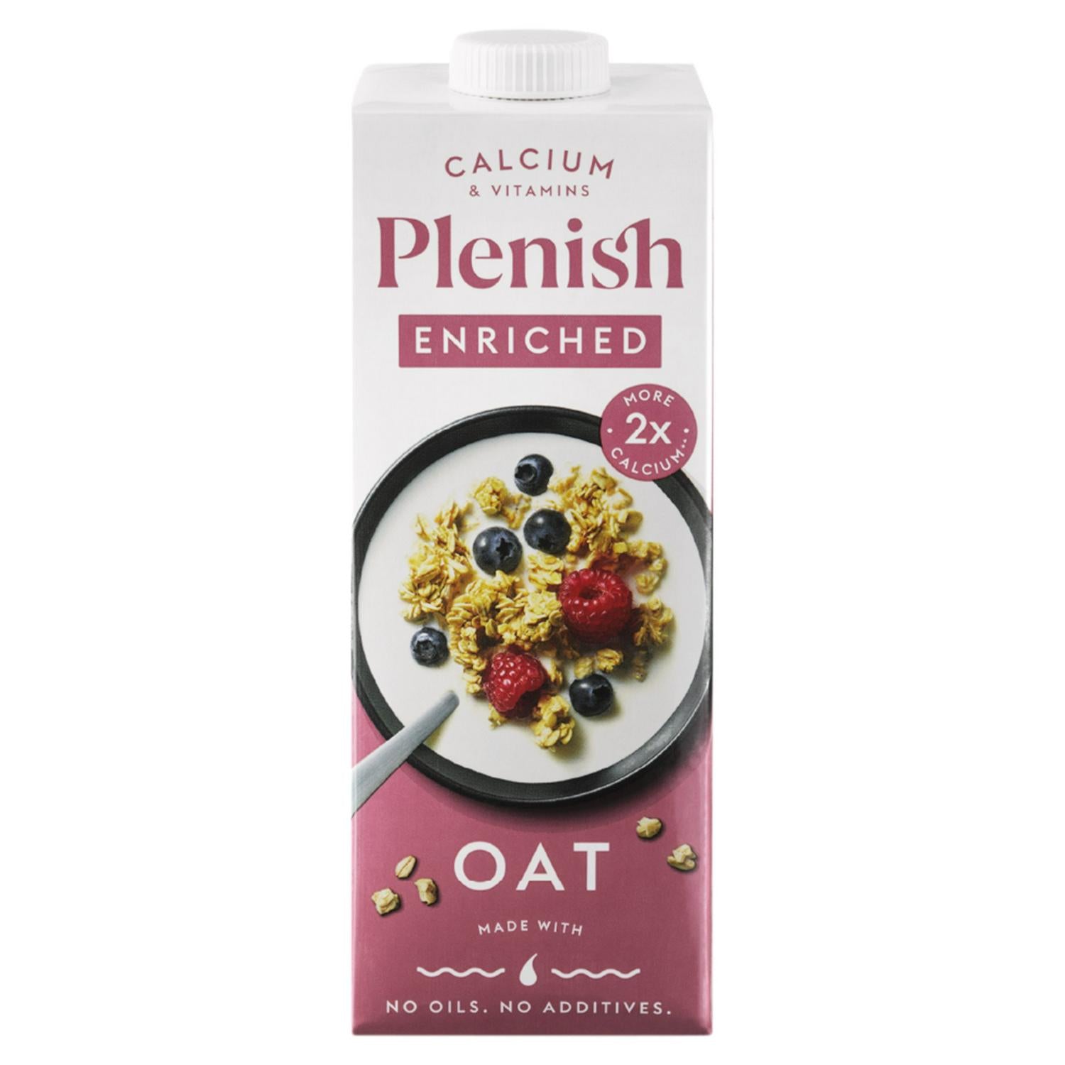 Plenish oat drink enriched with calcium 1L, imported from the UK