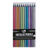 Tinc brand Metallic Pencils Set Of 12 in vivid colours (British brand)