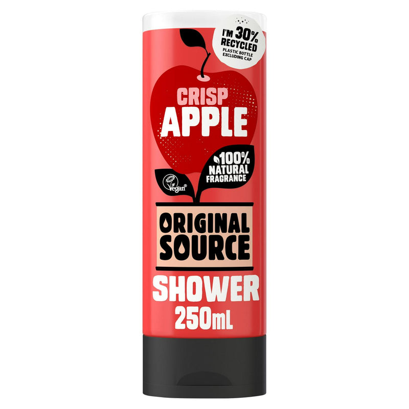Original Source shower gel crisp apple 250ml, imported from the UK
