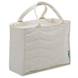 Smash Planet Chevron Lunch Bag Beige 24cm long (British brand)