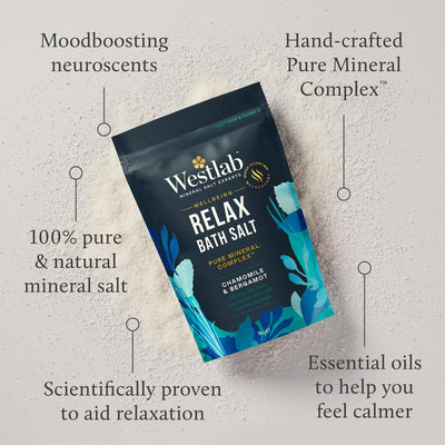 Sainsburys Wellbeing Relaxing Bath Salts with Mineral Blend, 1kg- Buy online at McGrocer