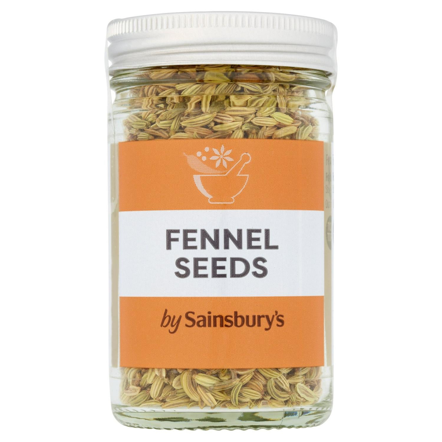 Sainsbury's Fenchelsamen Gewürzglas 34g (Britische Marke)