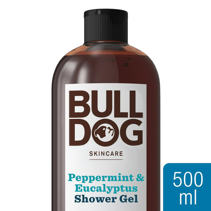 Bulldog Peppermint Eucalyptus Shower Gel 500ml imported from the UK
