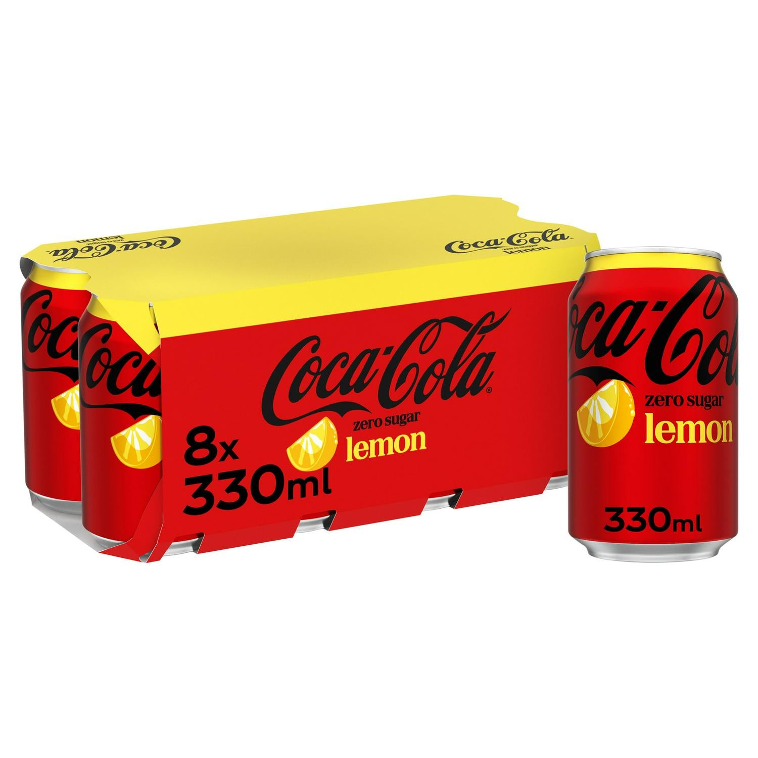 Sparkling Sugar-Free Lemon Flavoured Cola 8x330ml