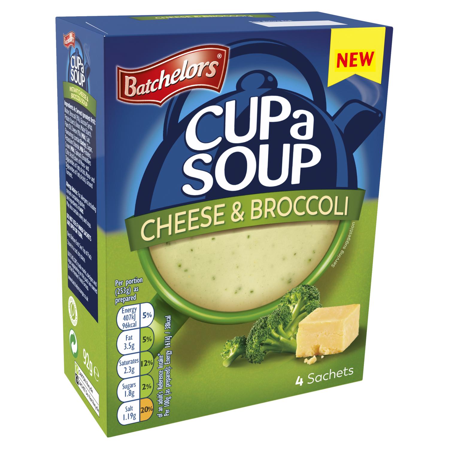 Batchelors Cup a Soup Cheese & Broccoli 92g - British product