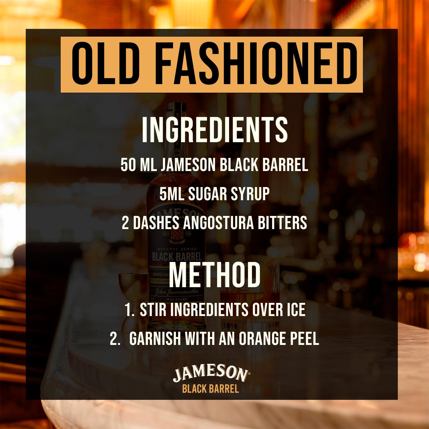 Jameson Irish whiskey Black Barrel 70cl - British product