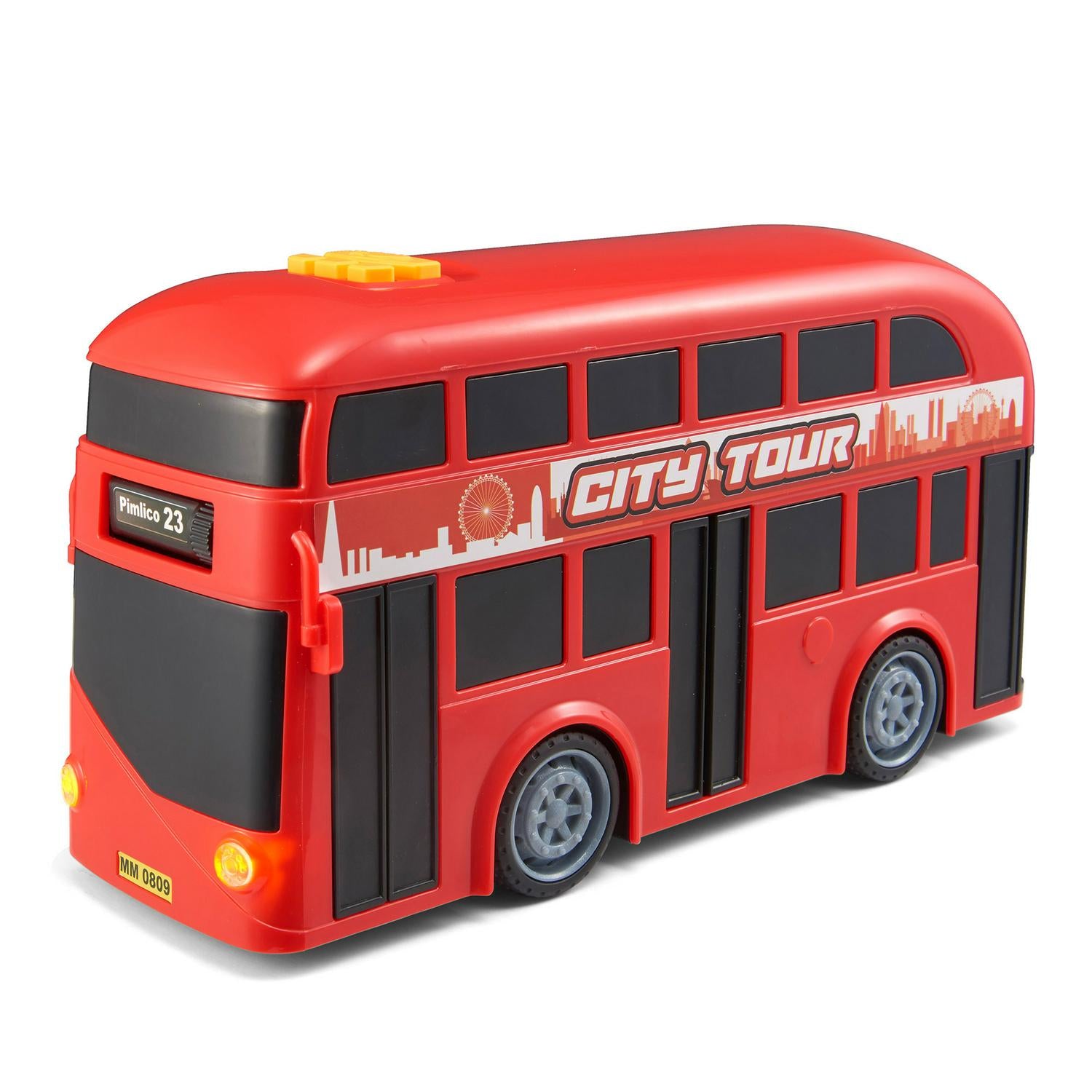 Teamsterz city bus toy with lights and sounds 27cm length (British brand)