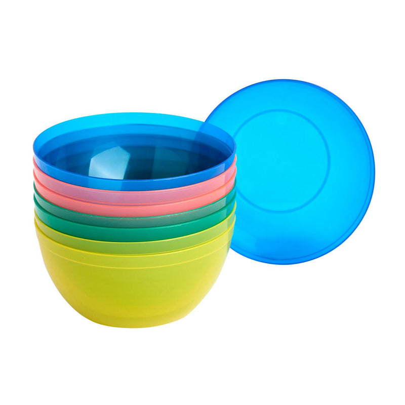 Reusable plastic bowls pack of 8, imported from the UK