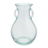 Habitat handled clear green glass vase large, UK version