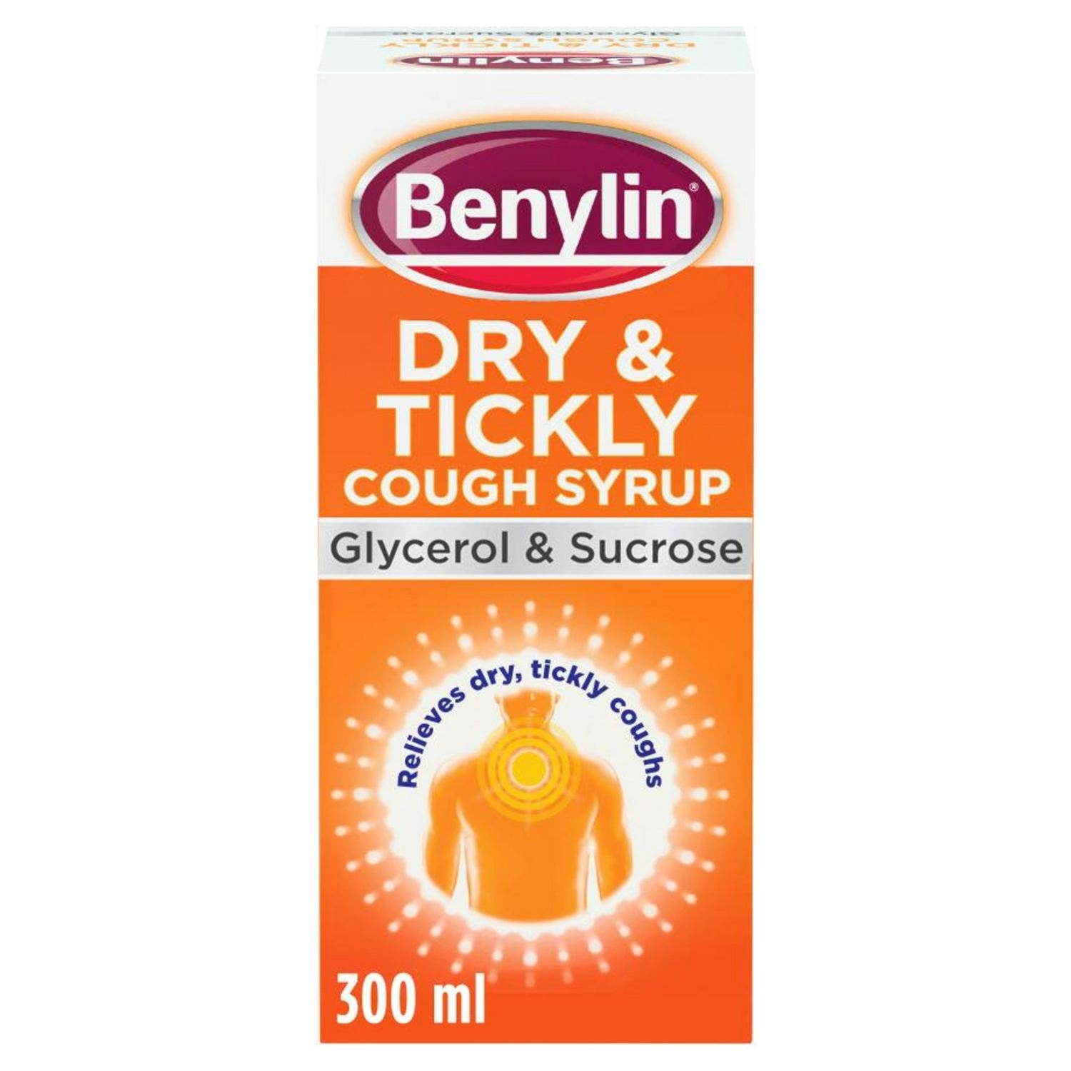 Benylin Dry and Tickly Cough Syrup 300ml - British product