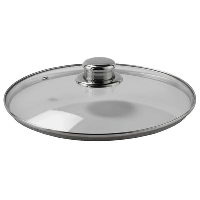 Sainsburys 24 cm kasserolle i rustfritt stål med glasslokk, 7 liters kapasitet - Kjøp online hos McGrocer