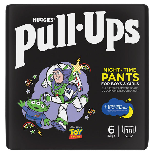 Children's Night Time Pull-Up Training Pants Size 6 15kg+ 18-Pack