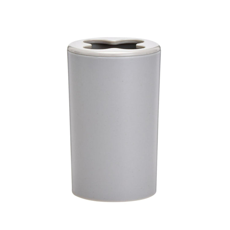Sainsbury's toothbrush holder grey 7.3 x 7.3 x 11.7cm (British brand)