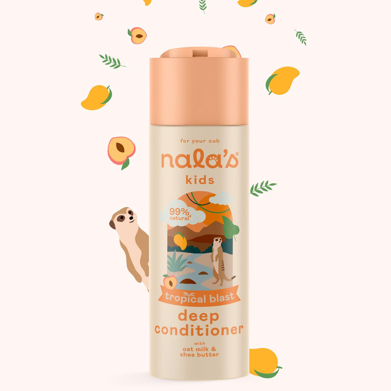 Nala's Kids Conditioner Oat Milk Shea Butter 200ml, imported from the UK
