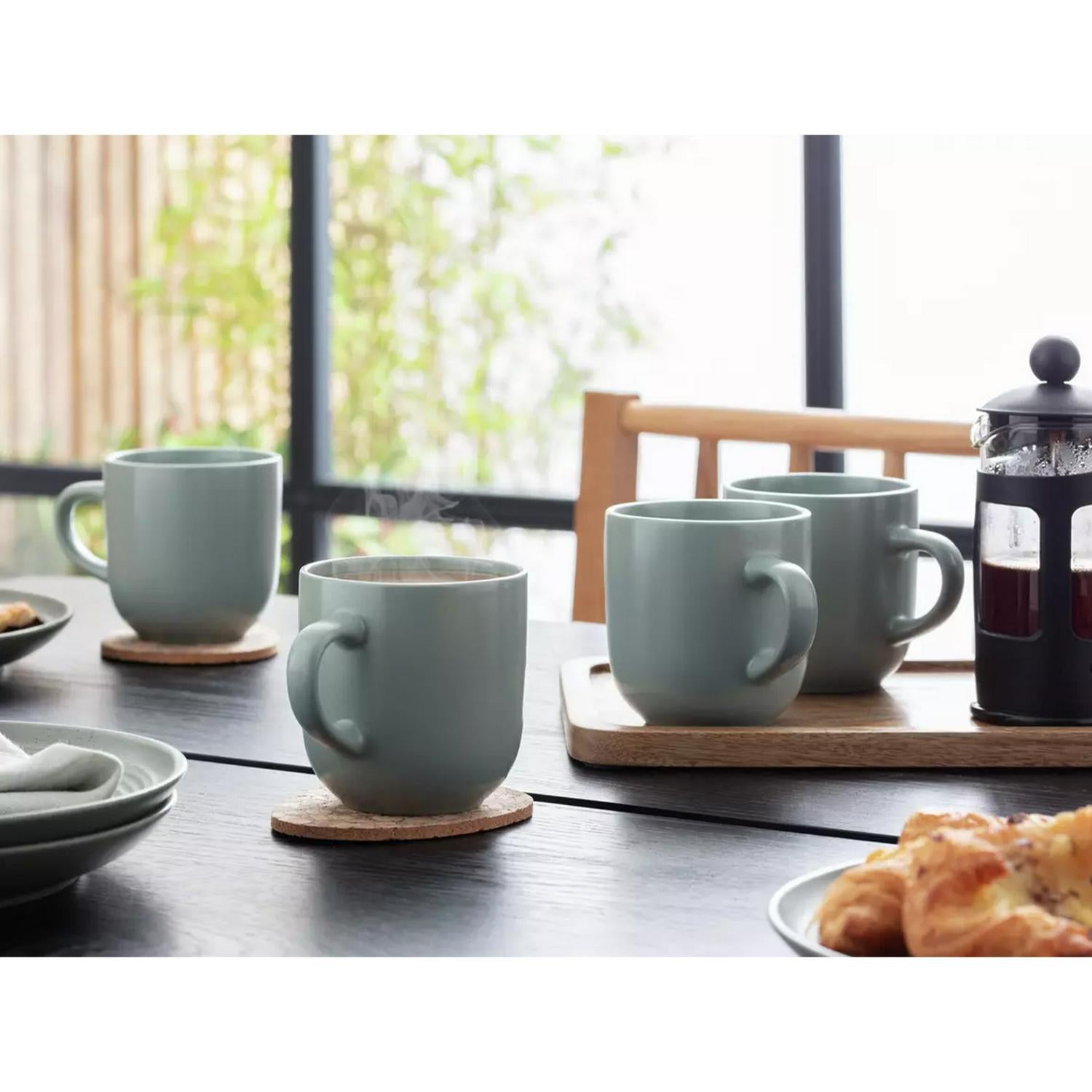 Habitat matte green mug, UK version