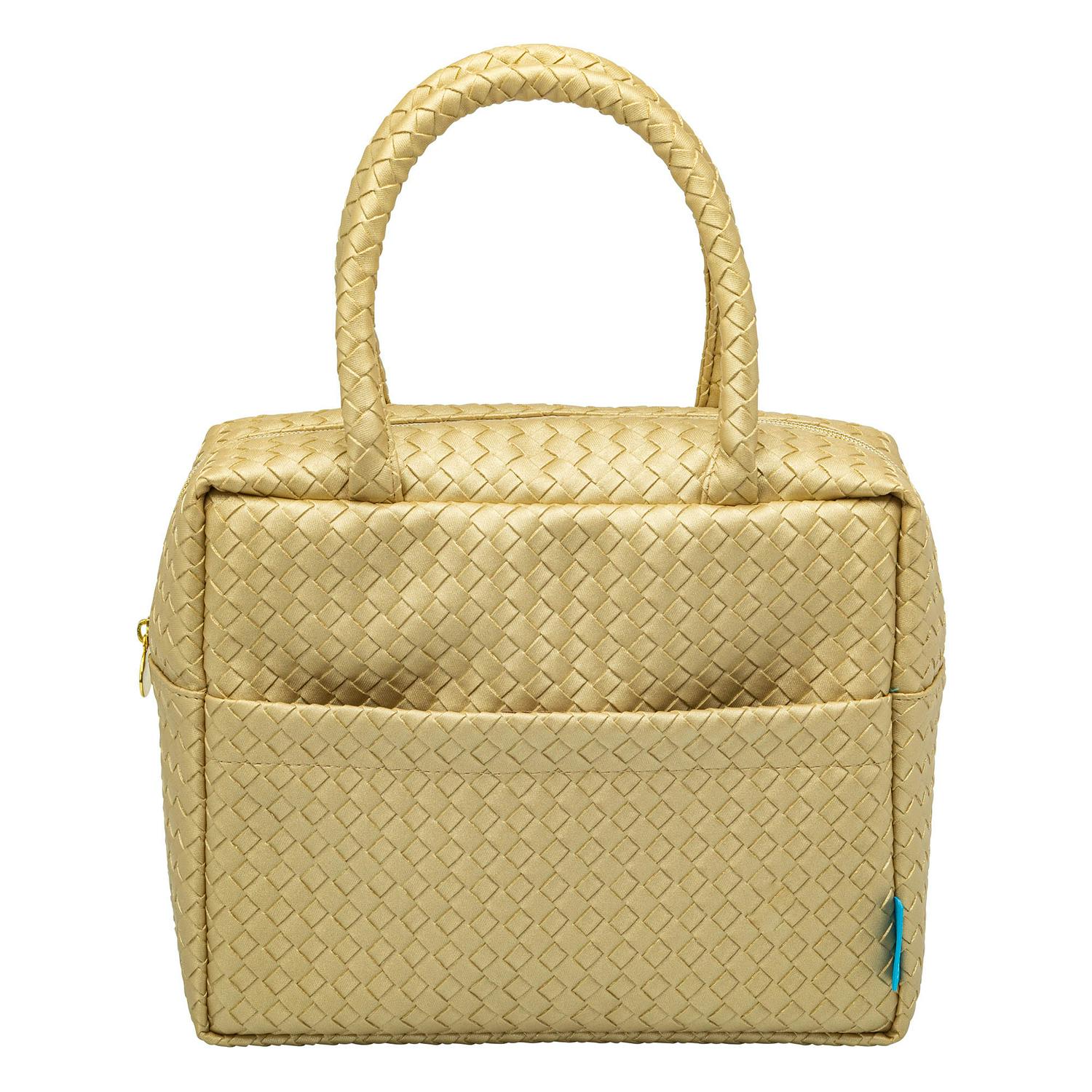 Smash Lunch Bag Woven Gold 11.5x24.5x19.5cm (British brand)