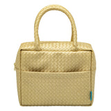 Smash Lunch Bag Woven Gold 11.5x24.5x19.5cm (British brand)