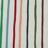 Habitat Floral & Stripe Reversible Cotton Table Runner - Green