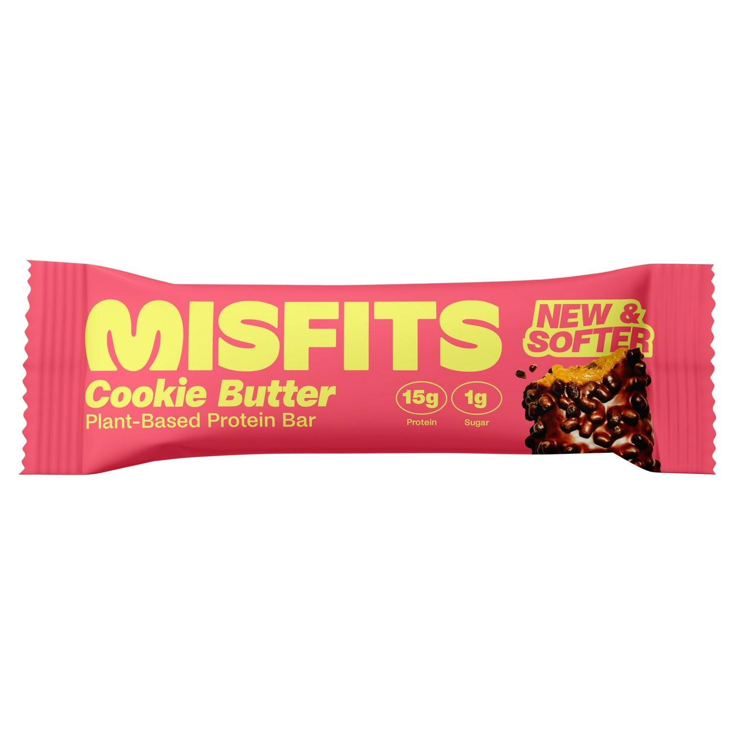Misfits Cookie Butter Protein Bar 50g imported from the UK