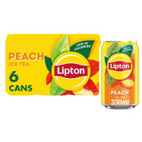 Lipton Peach Ice Tea Fruit Cans 6x330ml, UK version