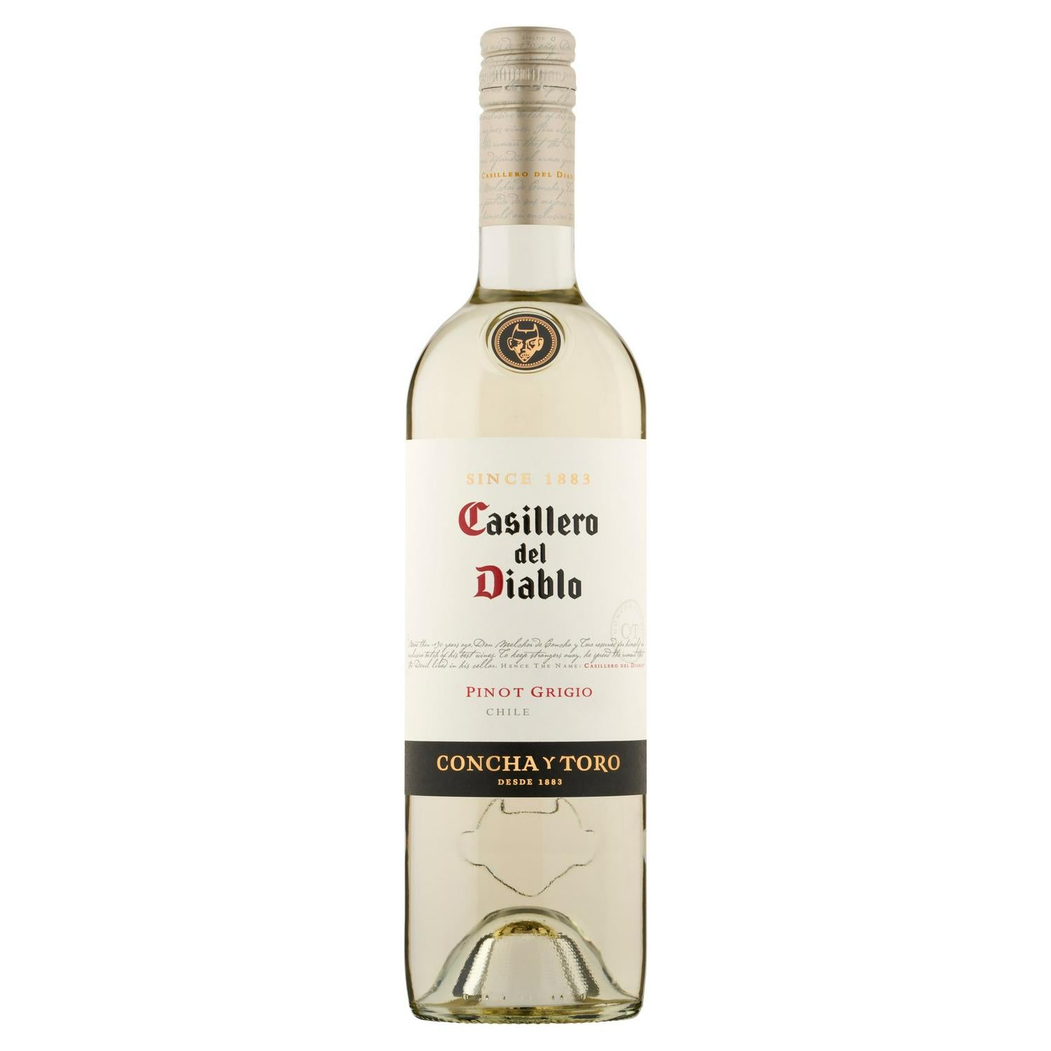 Casillero del Diablo Pinot Grigio White Wine 75cl, UK version