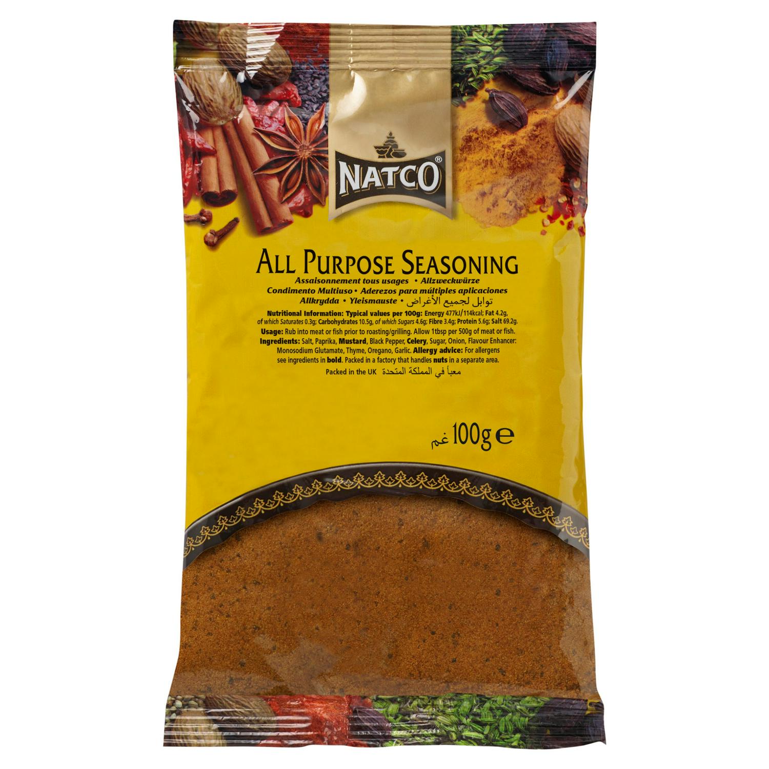 Natco All Purpose Seasoning 100g, imported from the UK
