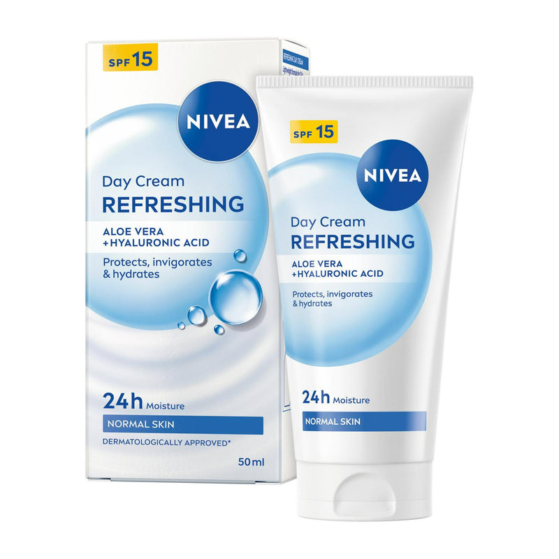 Refreshing Day Cream Moisturiser with SPF15 for Normal Skin 50ml