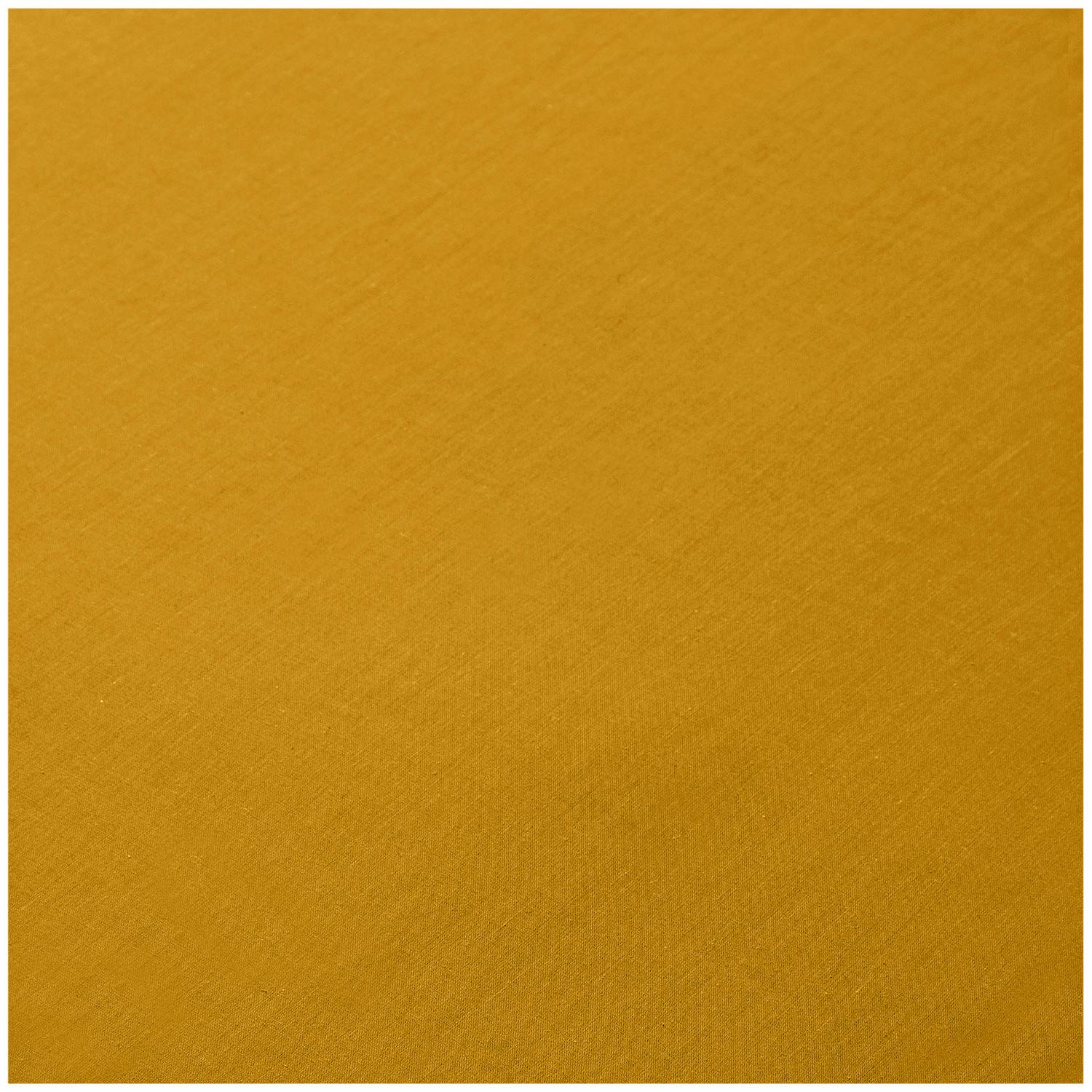 Habitat cotton rich fitted sheet mustard plain, UK version