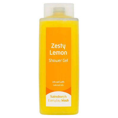 Sainsburys Sainsbury's Everyday Wash Zesty Lemon Shower Gel 500ml- Buy online at McGrocer