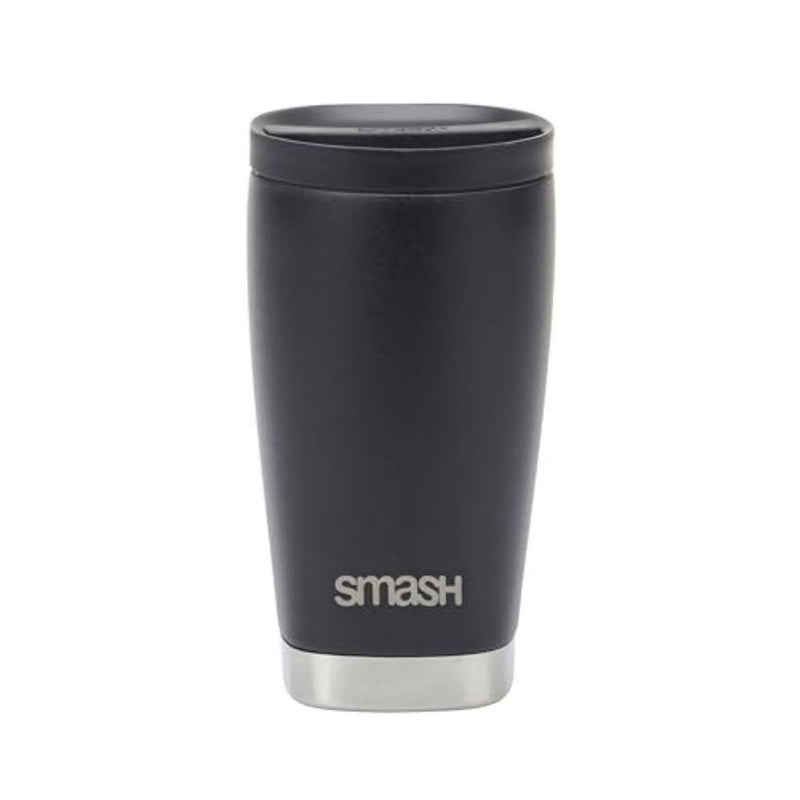 Smash Black Stainless Steel Double Wall Travel Mug (British brand)